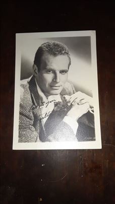 Retka potpisana fotografija Čarltona Hestona iz 19