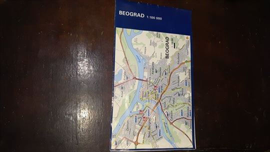 Turistička mapa Beograda