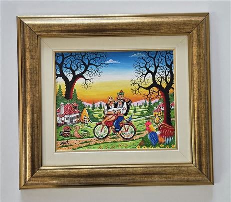 Naiva, ulje na platnu - Na putu kuci