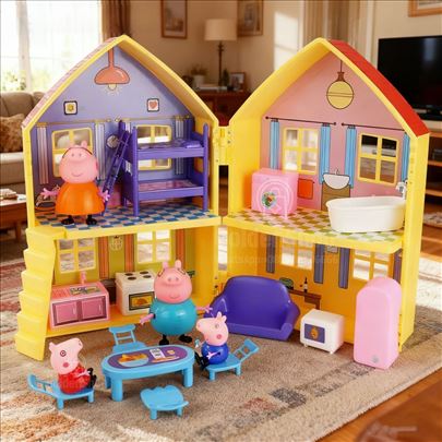 Peppa Pig House Kućica sa Nameštajem