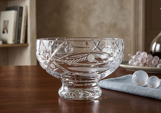 Velika kristalna činija ručni rad