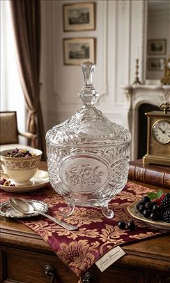 Vintage kristalna bombonjera