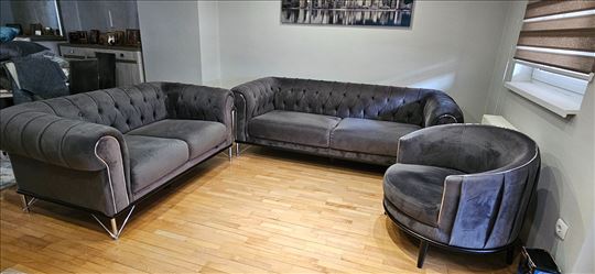 Cesterfild Trosed, dvosed, fotelja