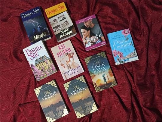 Set od 9 romana raznih izdavaca