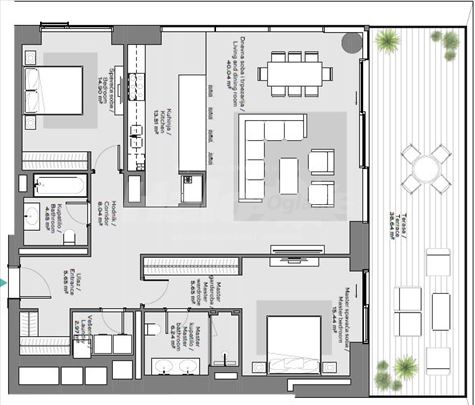 BW Riviera|155m2| Velika terasa |I red do reke