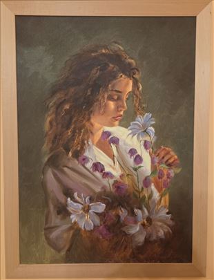 Devojka 50x70 (ulje na platnu)