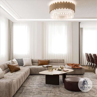 Ekskluzivan porodičan stan 124m² – poslednji sprat