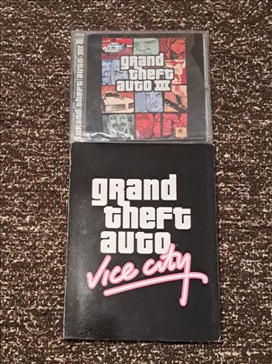 Grand Theft Auto GTA Vice City i 3 III PC original