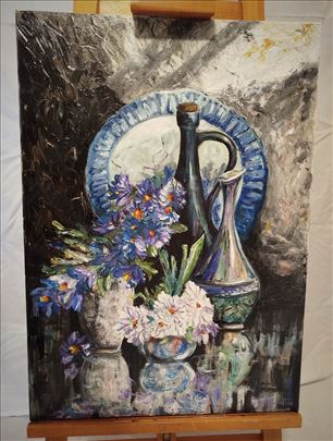 Мртва природа са цвећем, Дејан Миљевић