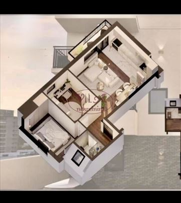 Novi Sad, Lipov gaj, odlican dvoiposoban stan sa p