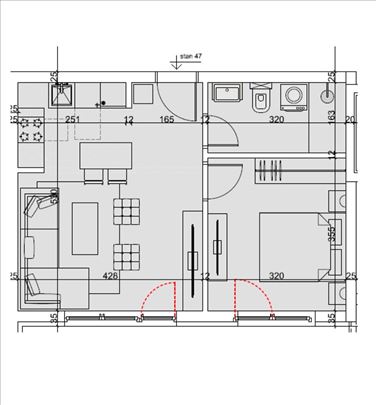 Stara Pazova, Stan, 1.0, 39m2