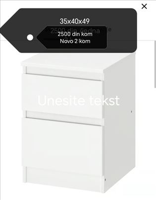 Komode 2 kom Novo