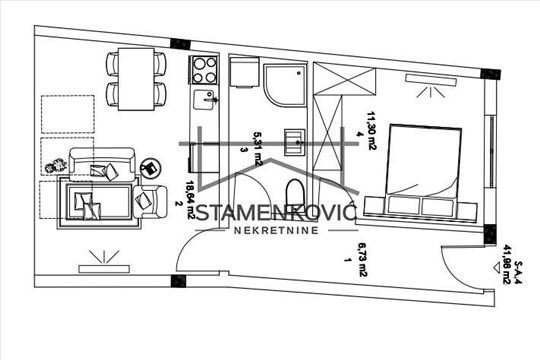 Nov četvorosoban stan na Salajci ID#7107