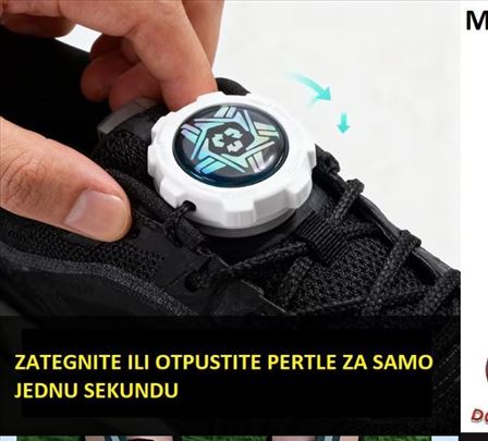Pertle sa mehanizmom za zatezanje - bele
