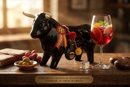 Staklena boca u obliku Bika iz Španije