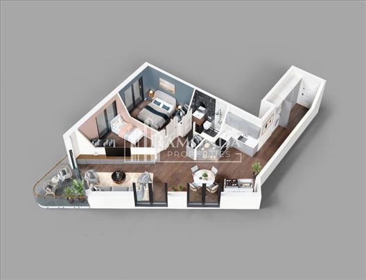 Trosoban stan 64m2 Vracar bez provizije ID#97