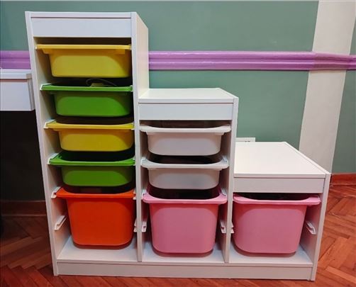 Ikea Trofast dečiji ormarić sa 9 fioka