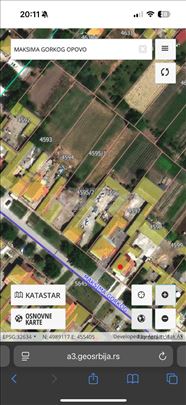 Plac sa građevinskom dozvolom u centru Opova