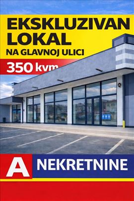 Izdaje se Lux poslovni prostor 350 kvm Vojvođanska
