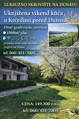 Kuća u Krčedinu - prirodni raj pored Dunava