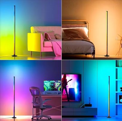 Podna lampa sobna lampa ugaona lampa rgb led lampa