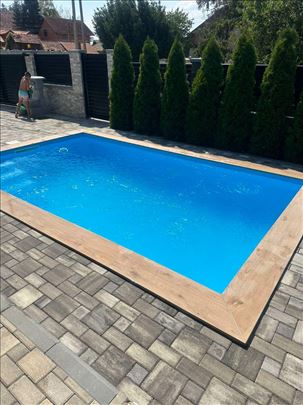 PP bazen 6x3x1.5m sa ugradnjom