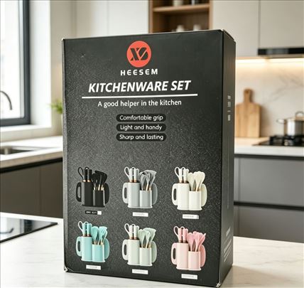 Set za Kuhinju Set 19 u 1 Pribor za Kuhinju 