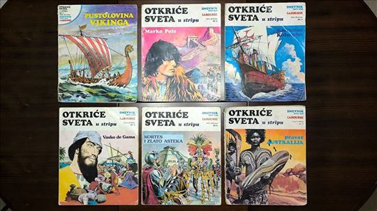 Stripovi „Otkriće sveta“ – Larousse iz 1980. g.