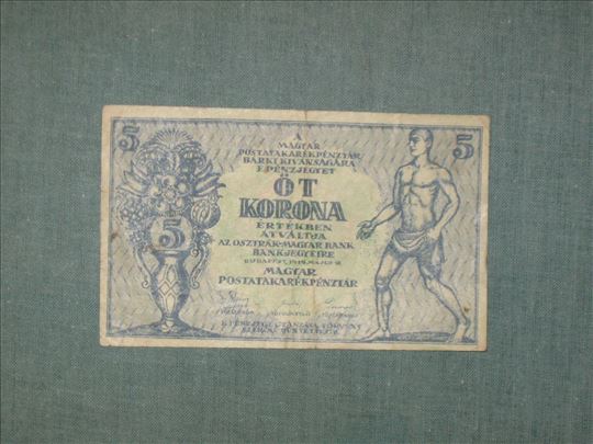 5 Korona 1919 majus 15