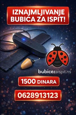 Iznajmljivanje bežičnih bluetooth bubica 