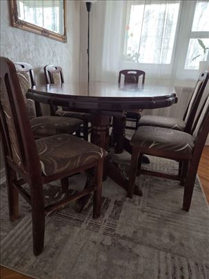 Trpezarijski sto +6 stolica