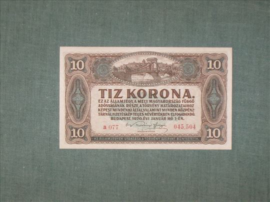 10 Korona 1920