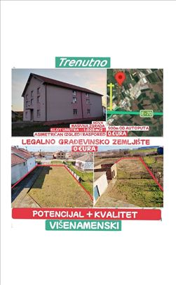 Autoput E70 građ zemljište+nova zgrada 713+21m2