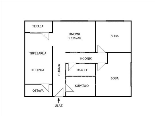 Blok 30, renoviran stan sa GARAŽOM
