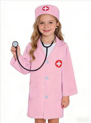 Doktor mantil kostim za decu doktorka medicinska s
