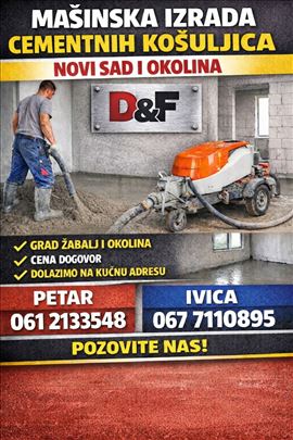 Masinska izrada cementne kosuljice