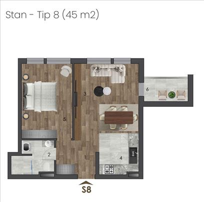 Mirijevo, luks novogradnja, PDV, okretnica 27-ice