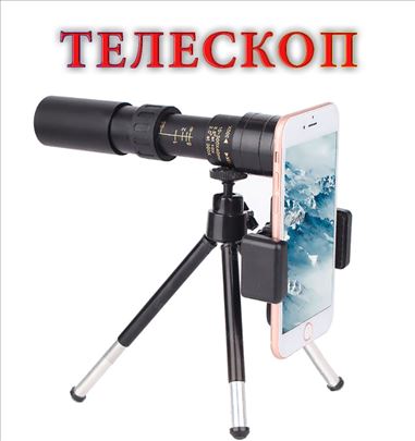 Teleskop uveličanje 300x tronožac i držač