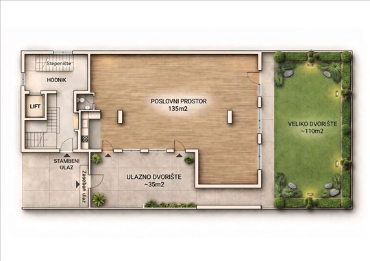 Poslovni prostor u izgradnji| Gornji Zemun