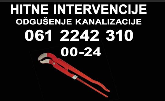 Odgušenje kanalizacije 