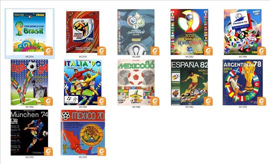 Prodajem albume sa slicicama