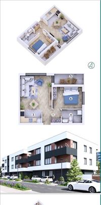 Stan u izgradnji Adice 2270€/m2