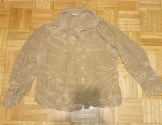 Svilena kosulja oker