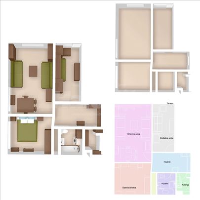 Trosoban stan 51m² - Braće Jerković, Voždovac