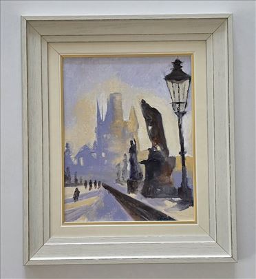 Ulje na platnu - Karlov most, Prag