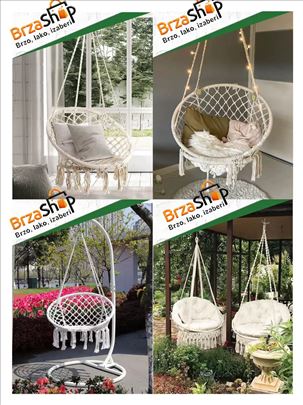 Hanging Hammock Chair Ljuljaška Stolica Platnena