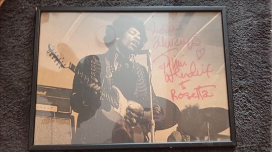 Hendrix Poster Vintage print (facsimile)