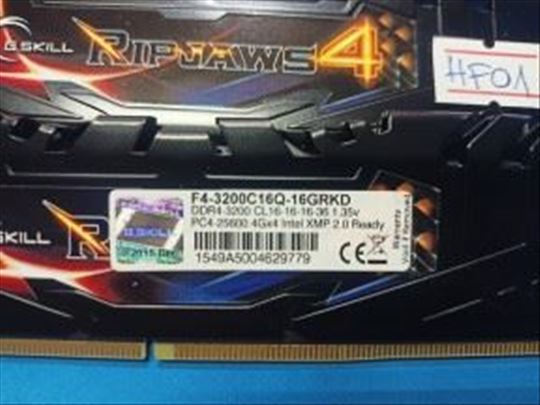 DDR4 16 Gb (4 x 4 Gb) 3200 Mhz XMP 2.0 G.SKILL