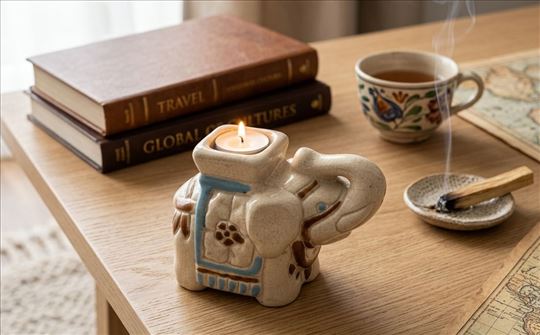 Figurica slona drzac za svecicu