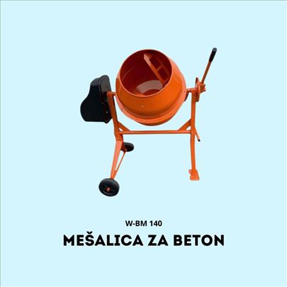 Iznajmljivanje mešalice za beton.